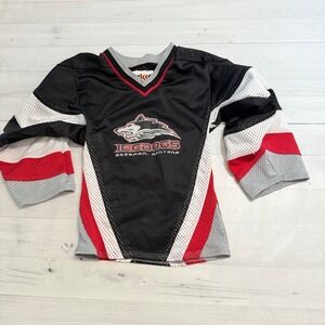Bakka kids Bozeman ice dogs hockey jersey size 6